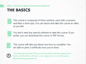 Slide from Ethics Project